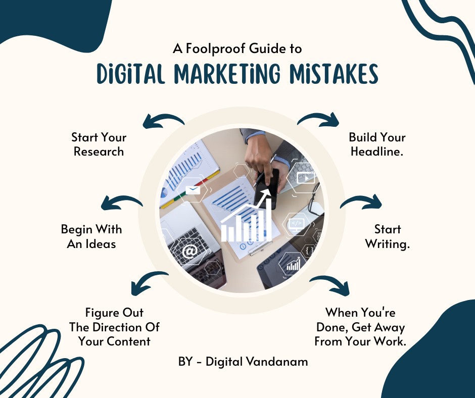 Digital Marketing Mistakes blog by digital vabndanam